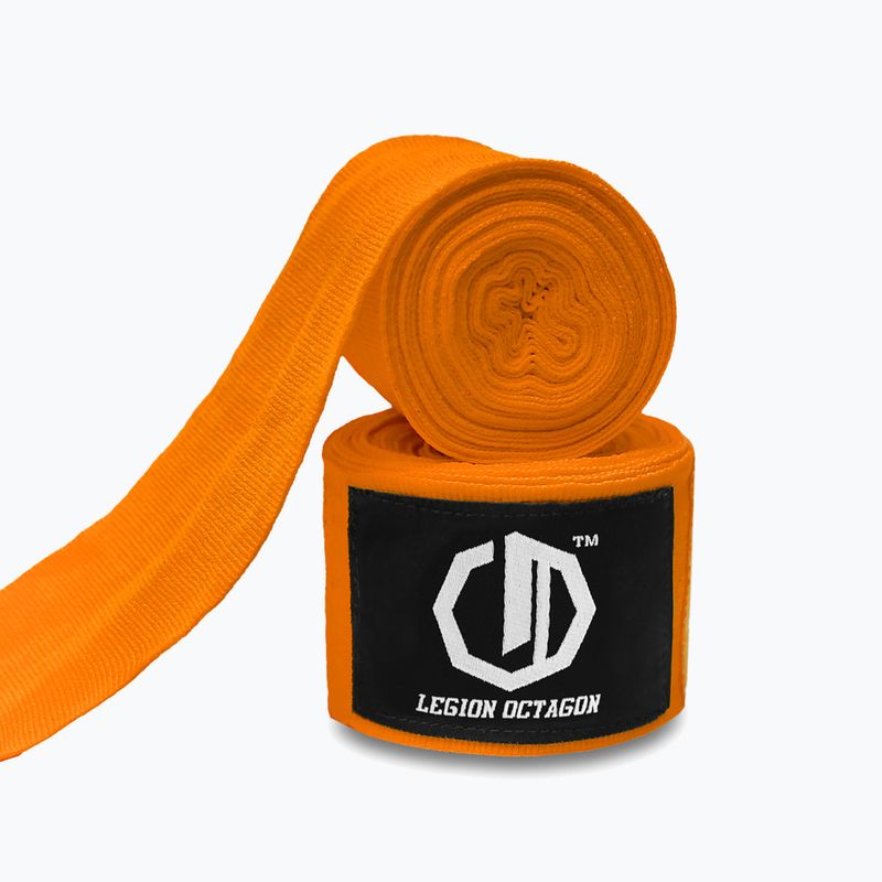 Бинти боксерські Octagon Legion Standard 300 cm orange 2