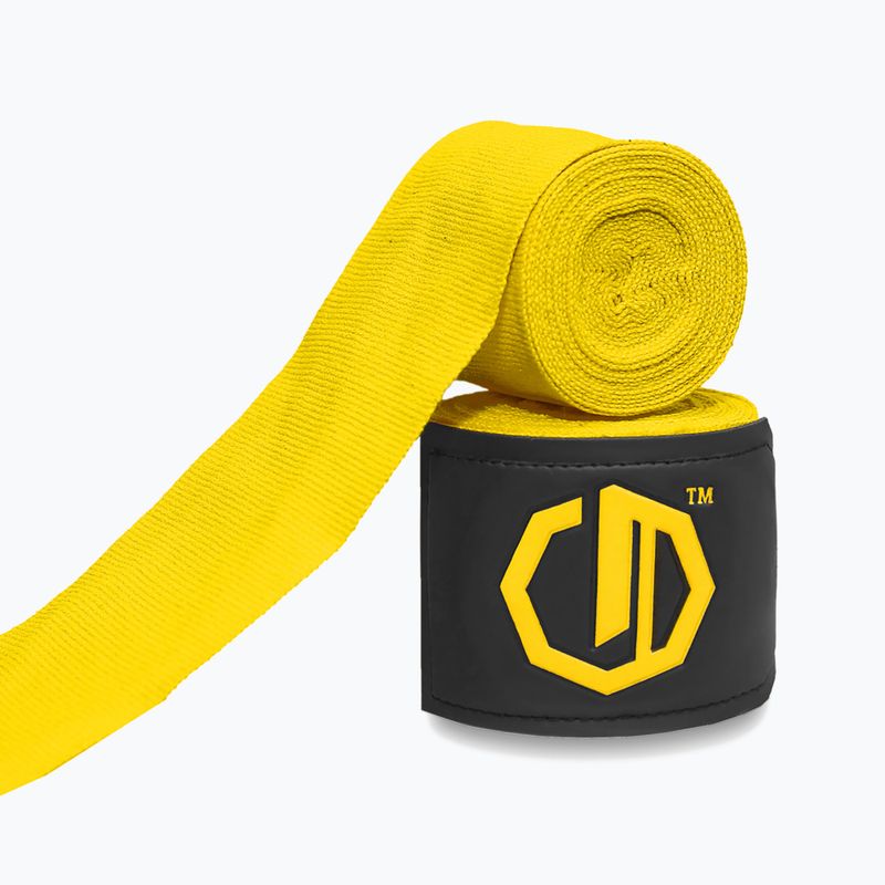 Бинти боксерські Octagon Legion Supreme 500 cm yellow 2