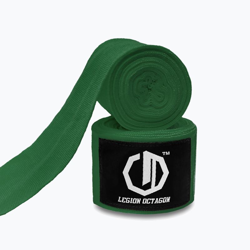 Бинти боксерські Octagon Legion Standard 300 cm dark green 2
