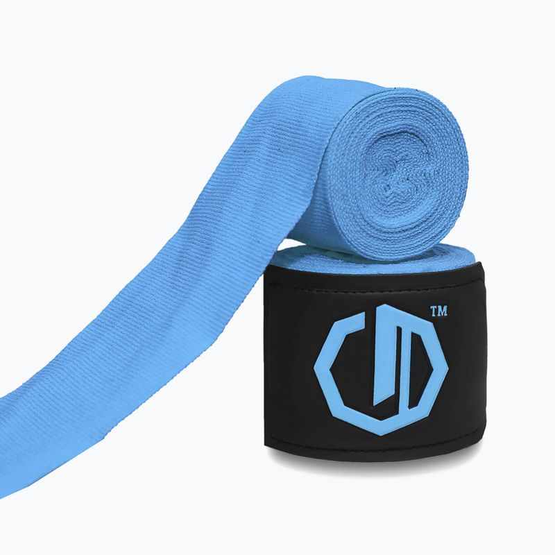 Бинти боксерські Octagon Legion Supreme 500 cm light blue 2
