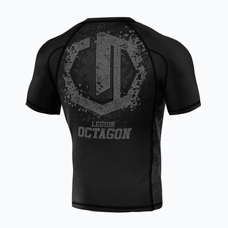 Рашгард чоловічий Octagon Legion Premium Grunge black/grey 2