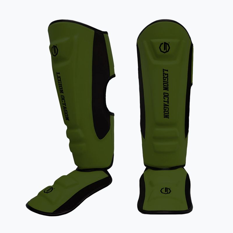 Захист для гомілок та стоп Octagon Legion Enforcer dark green