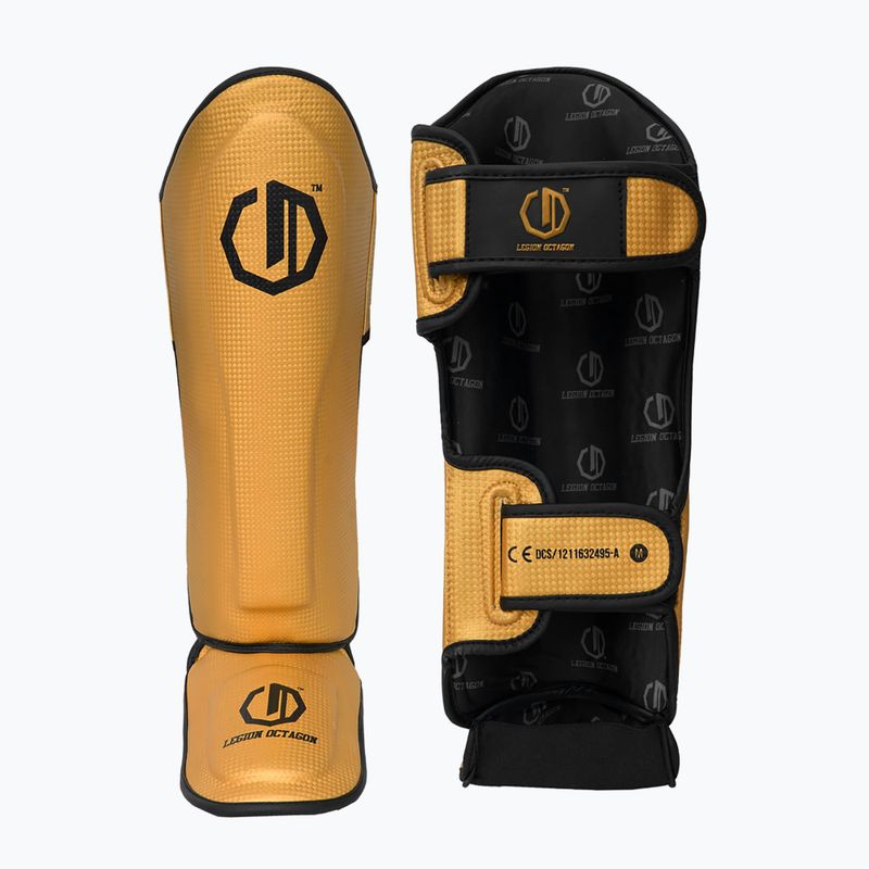 Захист для гомілок та стоп Octagon Legion Kevlar gold 2