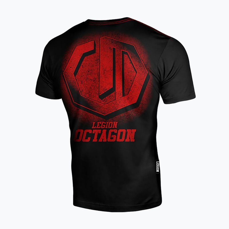 Футболка чоловіча Octagon Legion Conquest black/red 2
