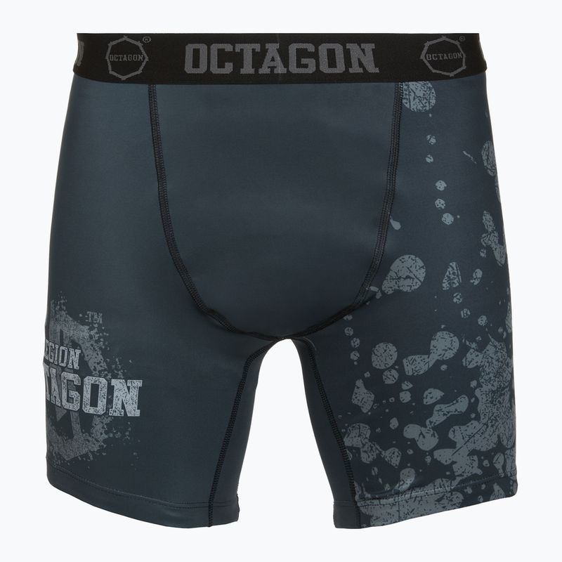 Шорти для тренувань чоловічі Octagon Legion Grunge black/grey