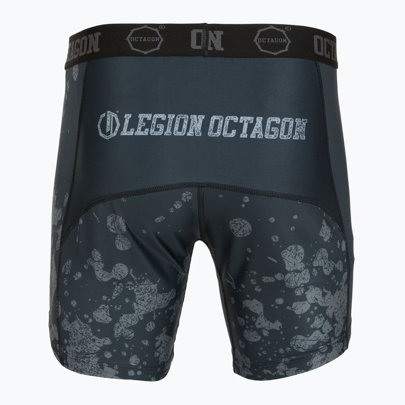 Шорти для тренувань чоловічі Octagon Legion Grunge black/grey 2