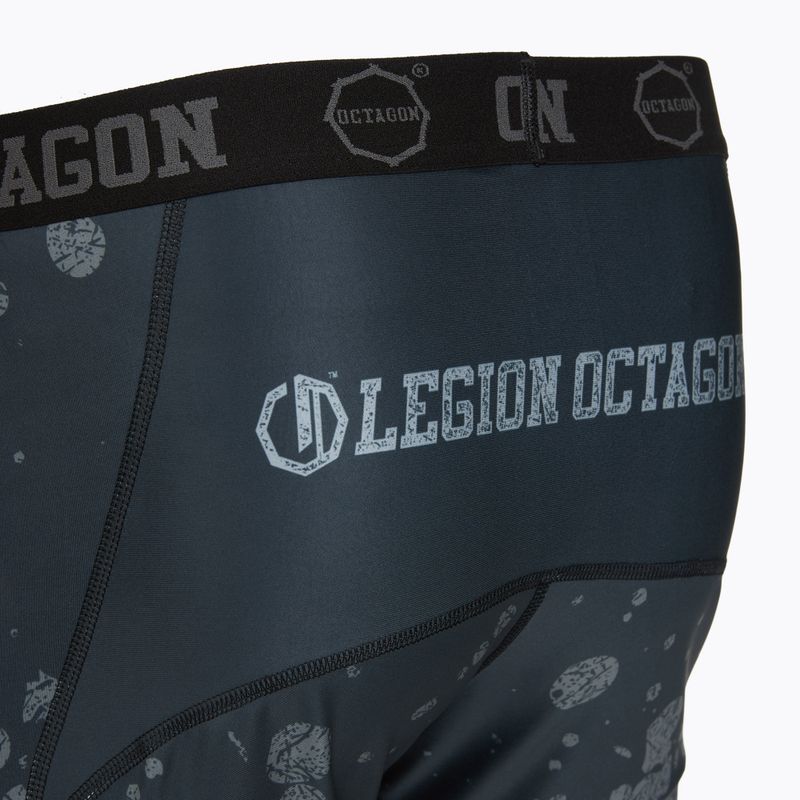 Шорти для тренувань чоловічі Octagon Legion Grunge black/grey 4