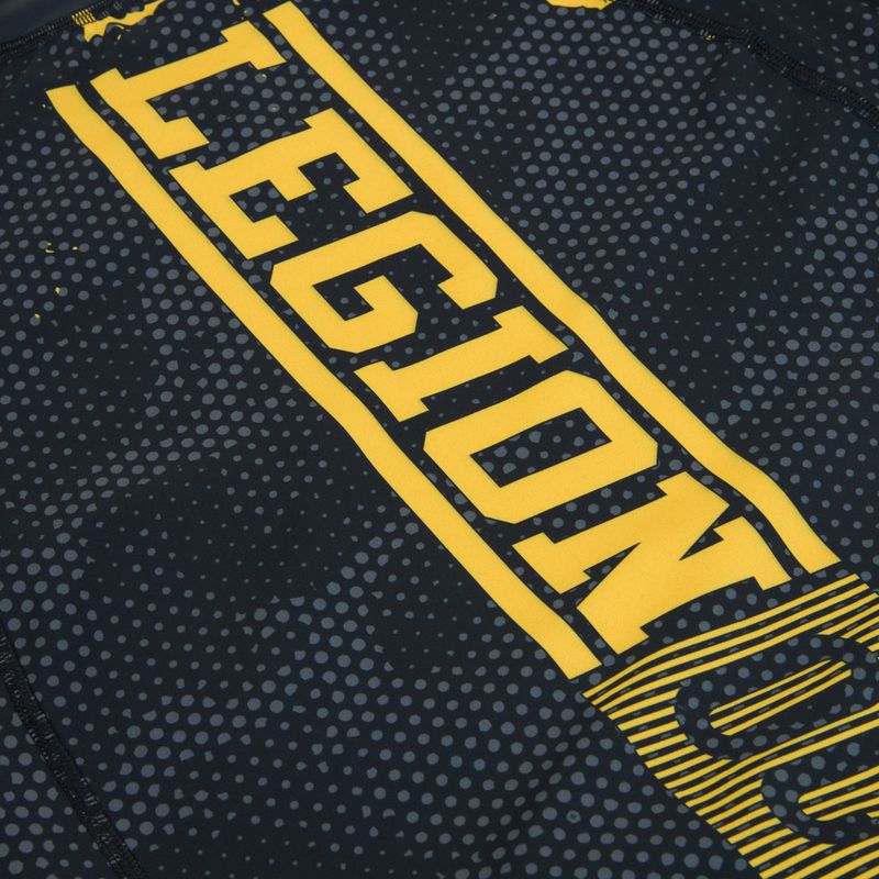 Рашгард чоловічий Octagon Legion Premium black/yellow 4