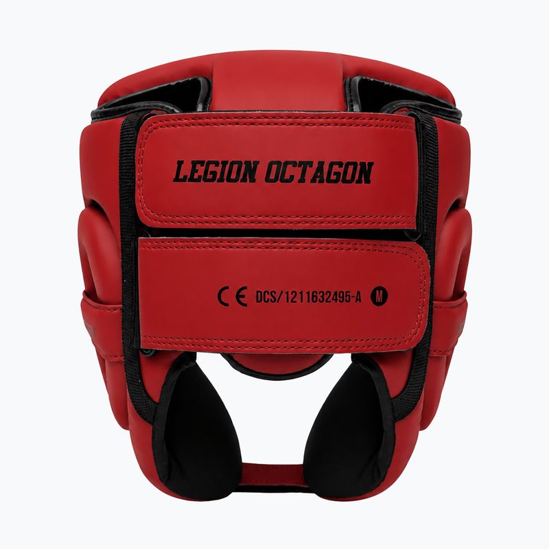 Шолом боксерський Octagon Legion Enforcer red 2