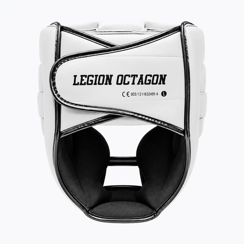 Шолом боксерський Octagon Legion Guardox 2w1 white 3