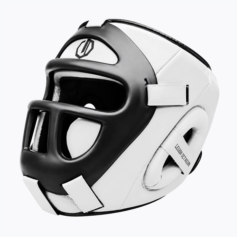 Шолом боксерський Octagon Legion Guardox 2w1 white 4