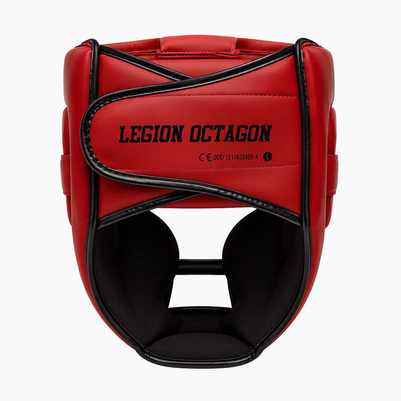 Шолом боксерський Octagon Legion Guardox 2w1 red 3