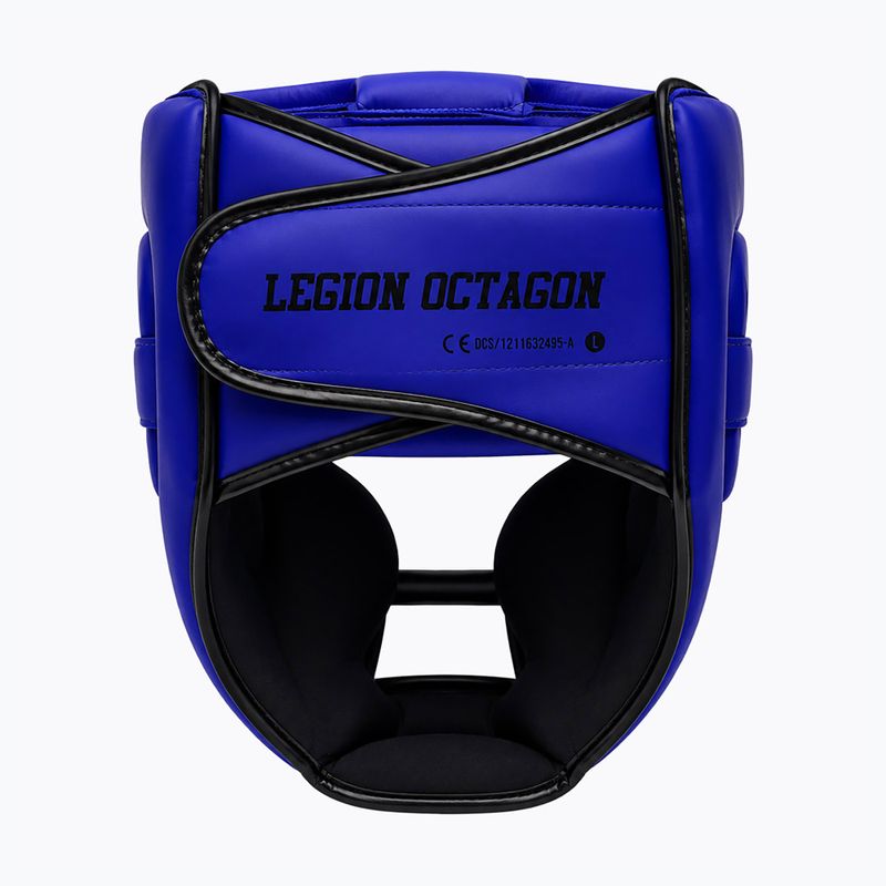 Шолом боксерський Octagon Legion Guardox 2w1 blue 3