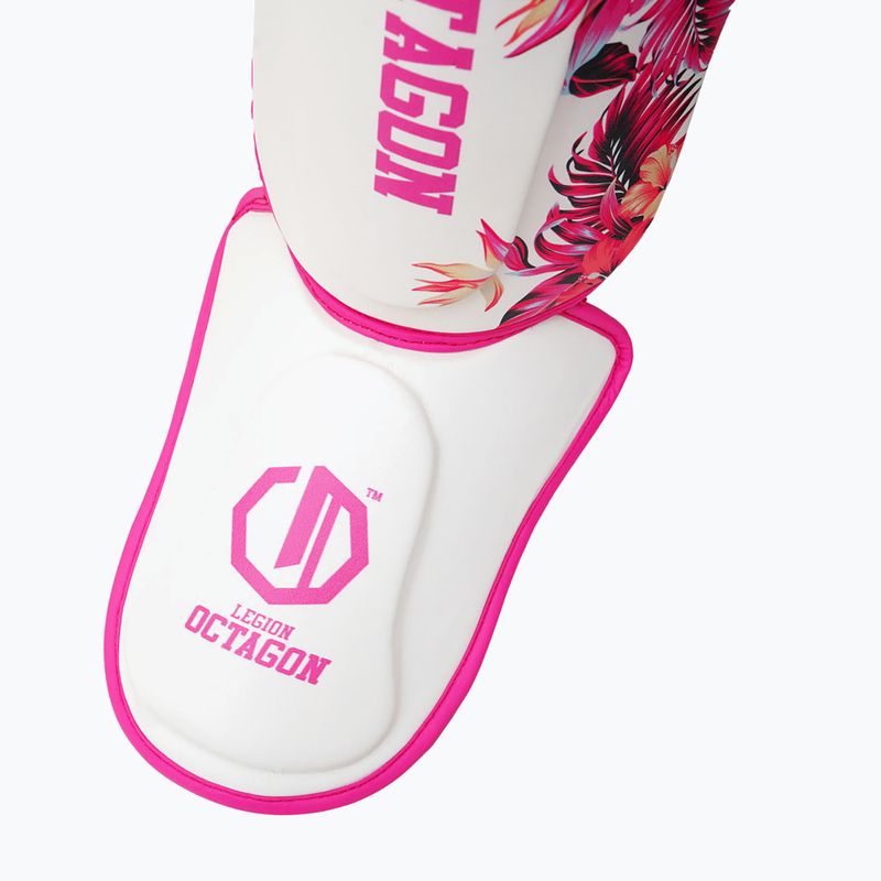 Захист гомілок Octagon Legion Flower white/pink 3