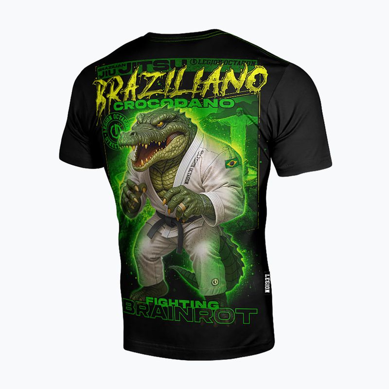 Футболка чоловіча Octagon Legion Brainrot Braziliano Crocodano black/multicolor 2