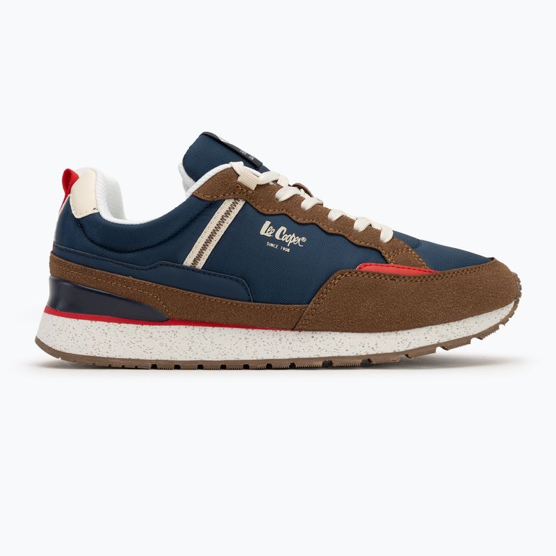 Чоловічі туфлі Lee Cooper LCW-25-03-3382MA коричневі / темно-сині 2