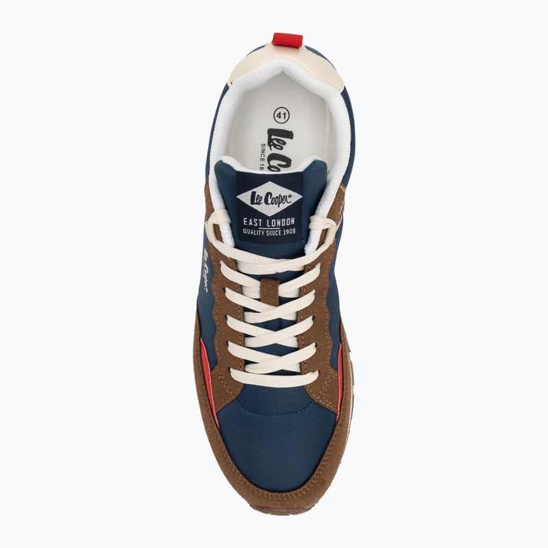 Чоловічі туфлі Lee Cooper LCW-25-03-3382MA коричневі / темно-сині 5