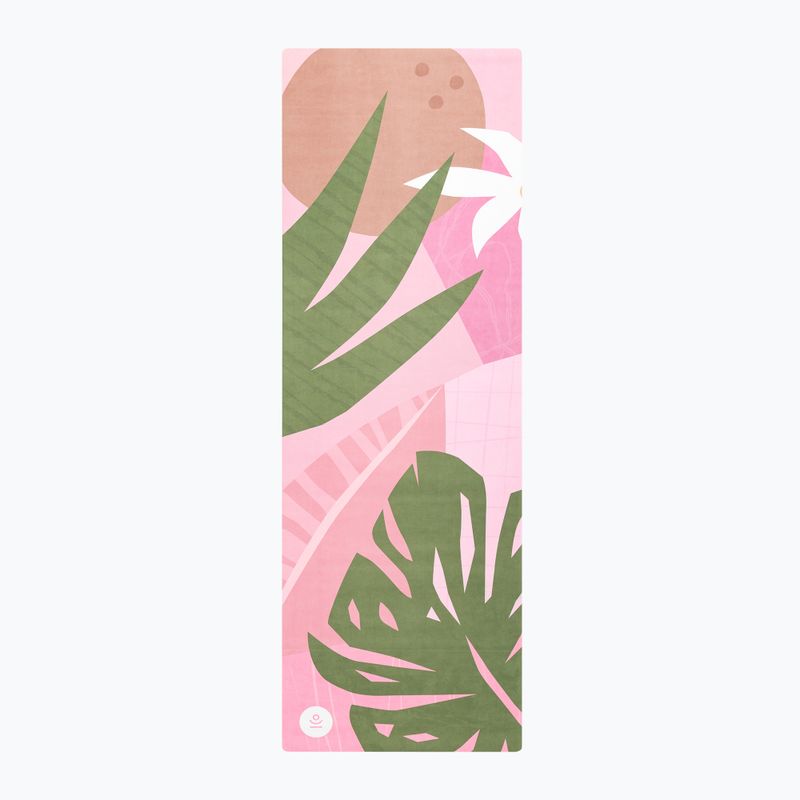 Килимок для йоги (для подорожей)  Moonholi TROPICANA TRAVEL 1,5 мм рожевий SKU-120 2