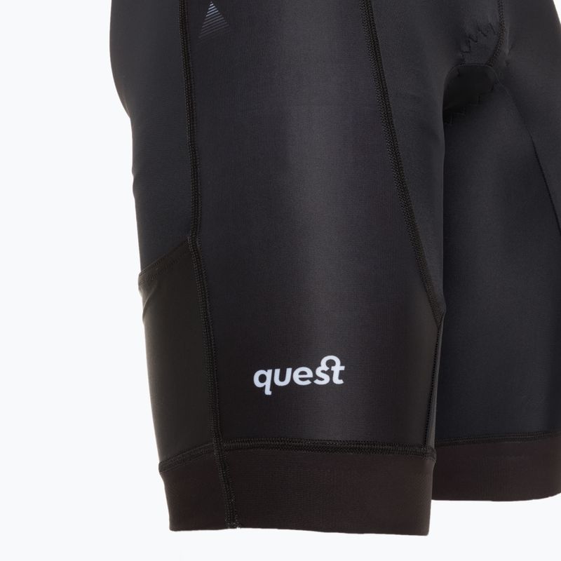 Чоловічий триатлонний костюм Quest Aerofit Base чорний 4