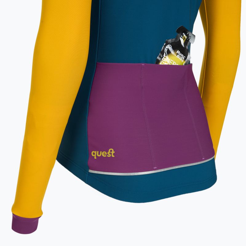 Кофта велосипедна жіноча Quest Navigator green 4