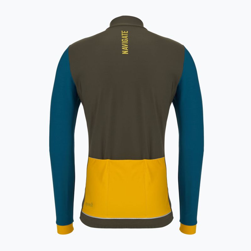 Чоловіча велосипедна кофта Quest Navigator green 2