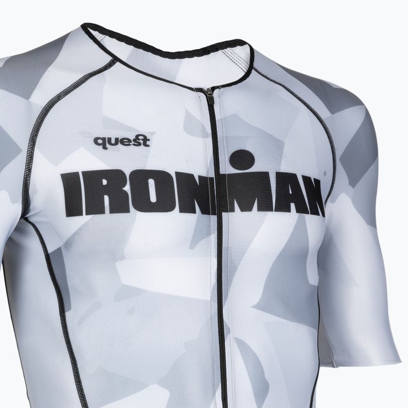 Комбінезон для тріатлону чоловічий Quest IRONMAN® shadow 3
