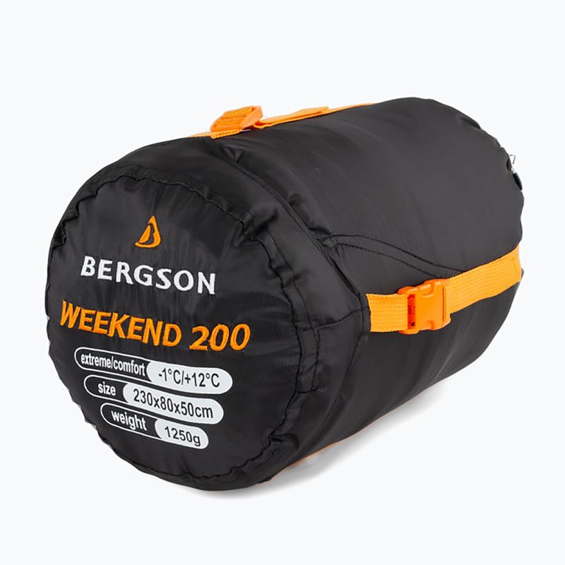 Темний джинсовий спальний мішок BERGSON Weekend 200 8