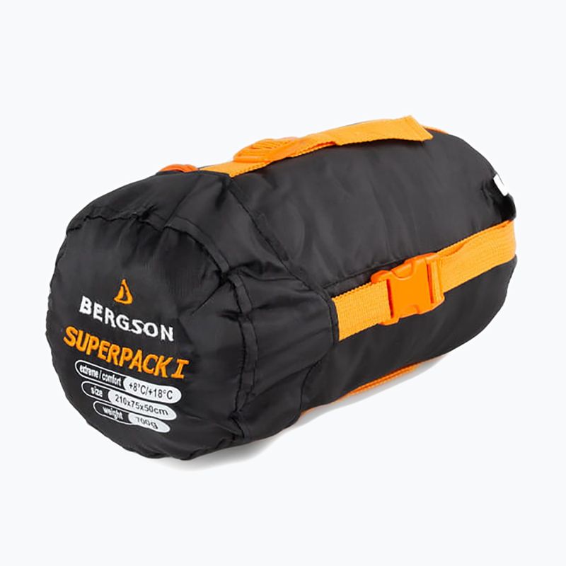 Спальний мішок BERGSON Superpack I чорний 9
