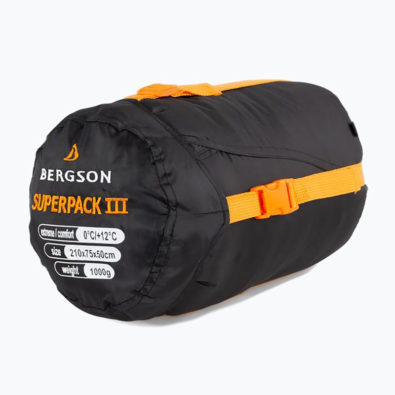 Спальний мішок BERGSON Superpack III чорний 9