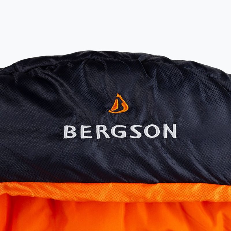 Спальний мішок BERGSON Rocker 300 асфальт/морський 4