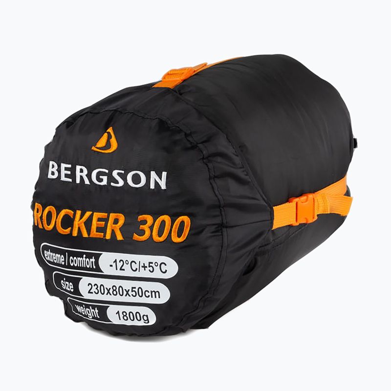 Спальний мішок BERGSON Rocker 300 асфальт/морський 9