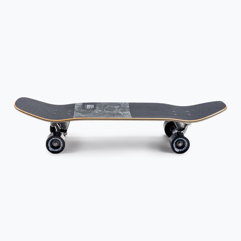 Скейтборд серфскейт Cutback Surfskate Black Wave 2