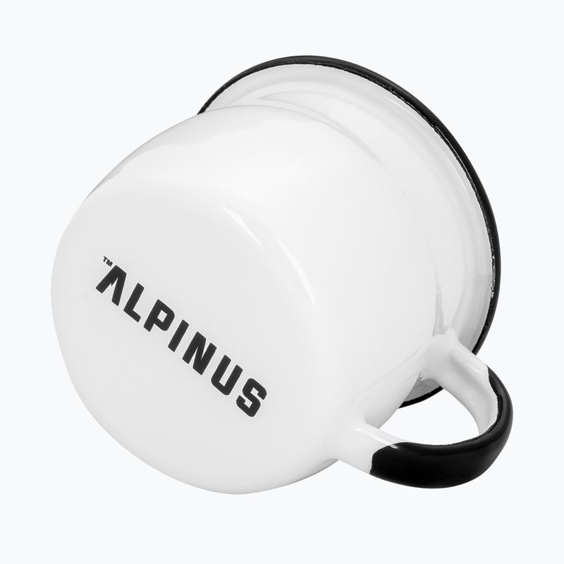 Кружка туристична Alpinus Enamelled White Lynx 3