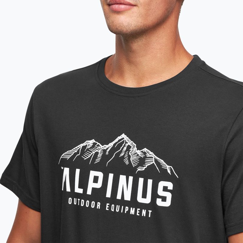 Футболка чоловіча Alpinus Mountains чорна 4