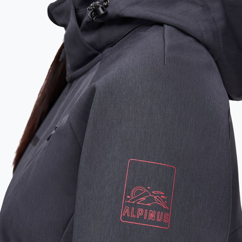 Куртка софтшелл жіноча Alpinus Minthi graphite/black 4