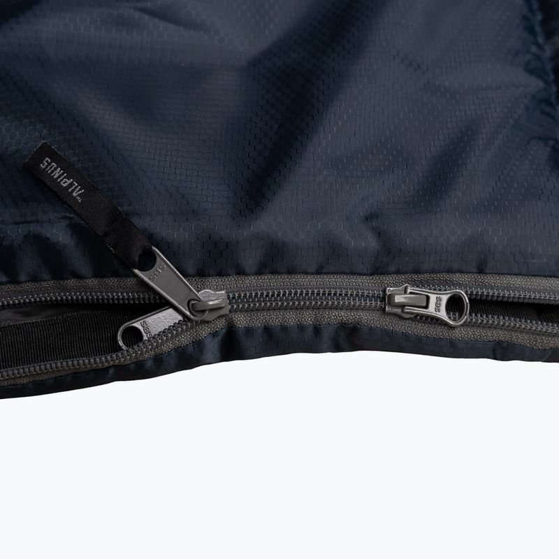 Спальний мішок Alpinus Warm 1200 правий синій 3