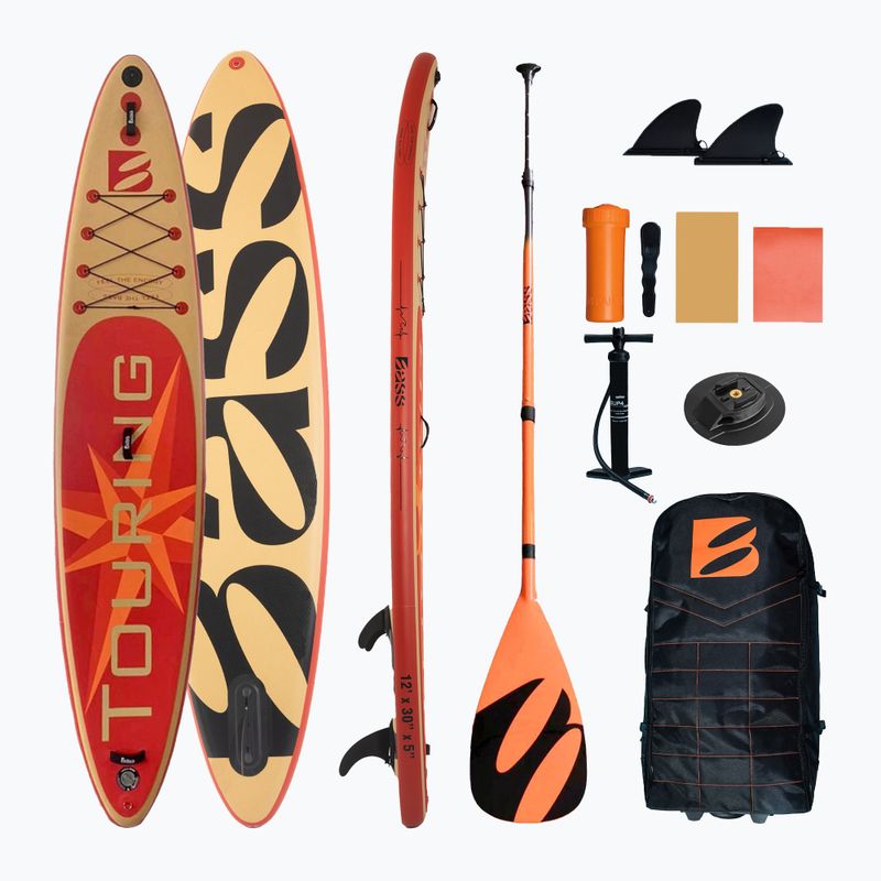 SUP-дошка  Bass Touring SR 12'0" LUX + Trip червона