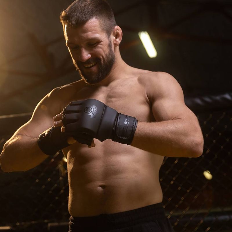Рукавички для боротьби DBX BUSHIDO MMA чорні 18