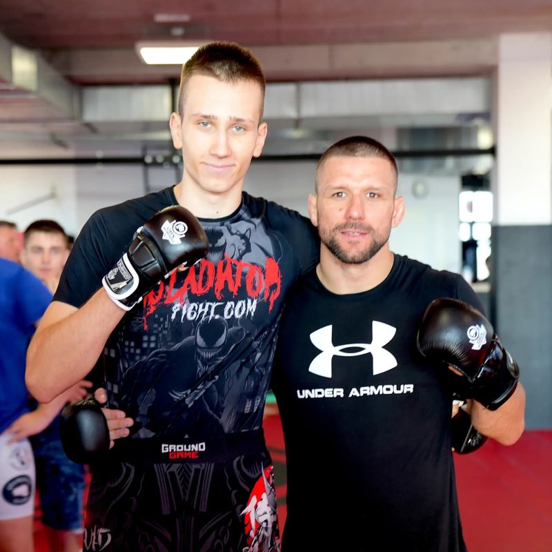 Рукавиці греплінгові DBX BUSHIDO MMA Premium чорний 13