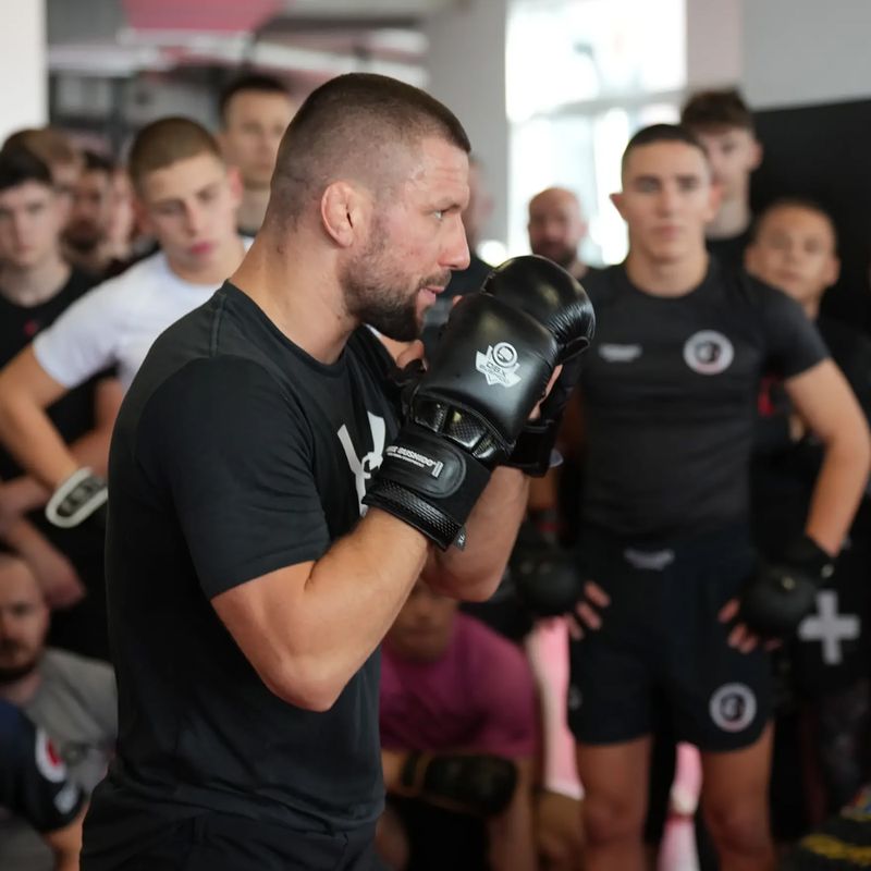Рукавиці греплінгові DBX BUSHIDO MMA Premium чорний 15