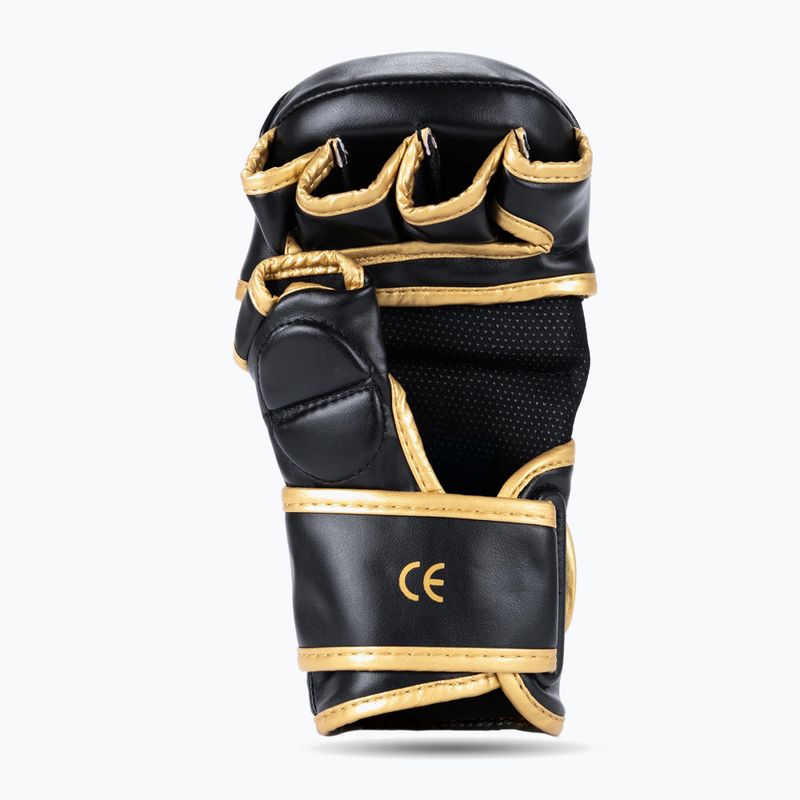 Рукавиці греплінгові DBX BUSHIDO Master MMA чорний/золотий 3