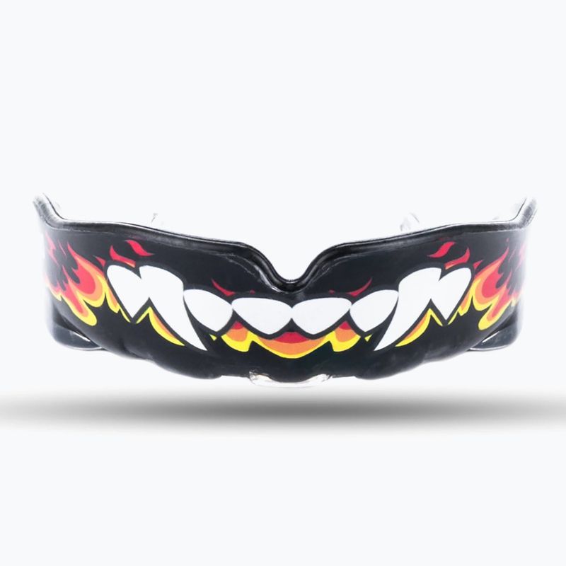 Захист щелепи DBX BUSHIDO Flame HydraGel black/white/yellow 3