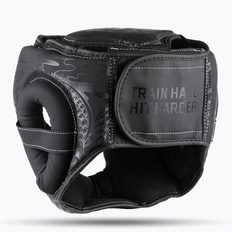 Шолом боксерський DBX BUSHIDO Black Dragon black/dragon 3