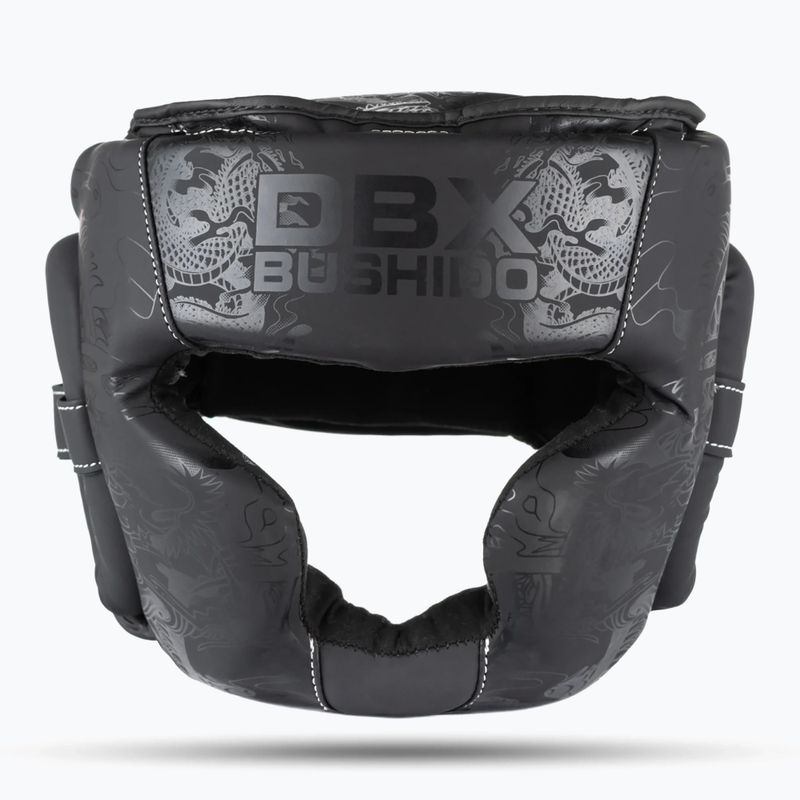 Шолом боксерський DBX BUSHIDO Black Dragon black/dragon 4
