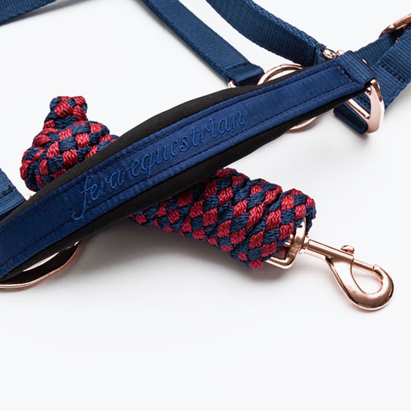 Недоуздок для коня dla konia FERA Equestrian Basic Cob navy 2
