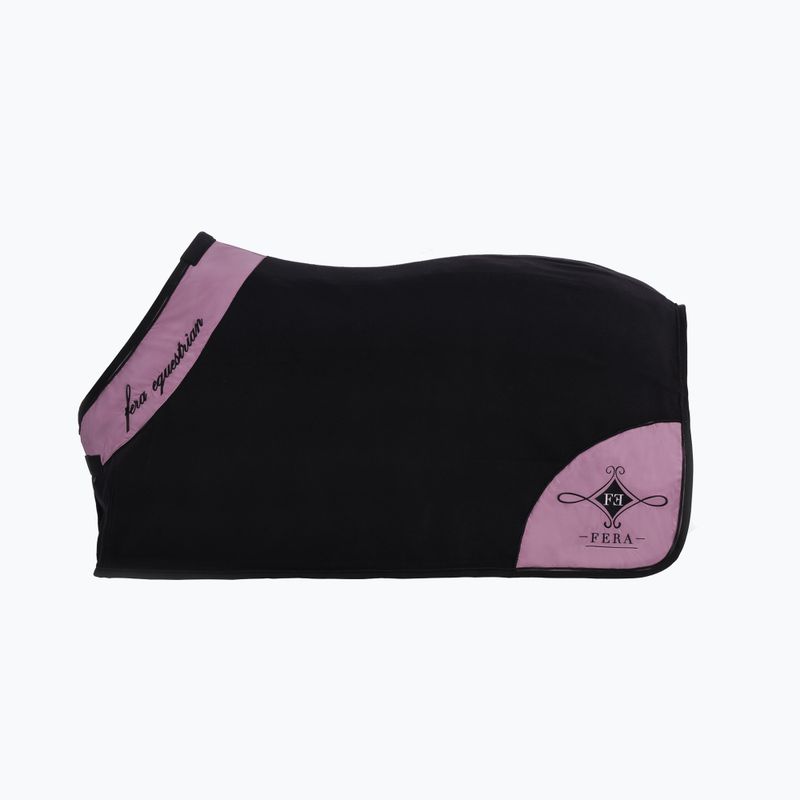 Попона флісова FERA Equestrian Lamina black/rose 2