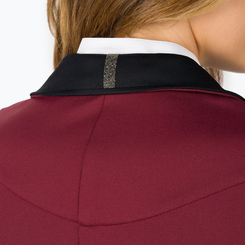 Фрак для верхової їзди жіночий FERA Equestrian The One burgundy 4