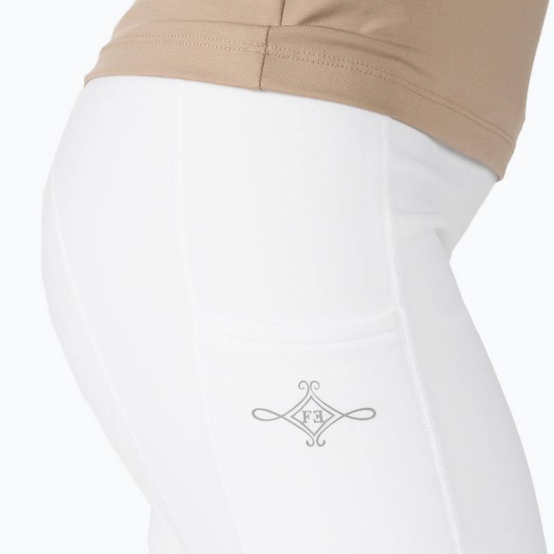 Легінси для верхової їзди жіночі FERA Equestrian Enola white 4