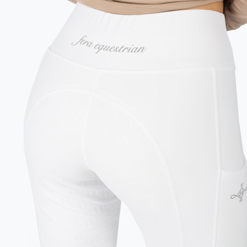 Легінси для верхової їзди жіночі FERA Equestrian Enola white 5