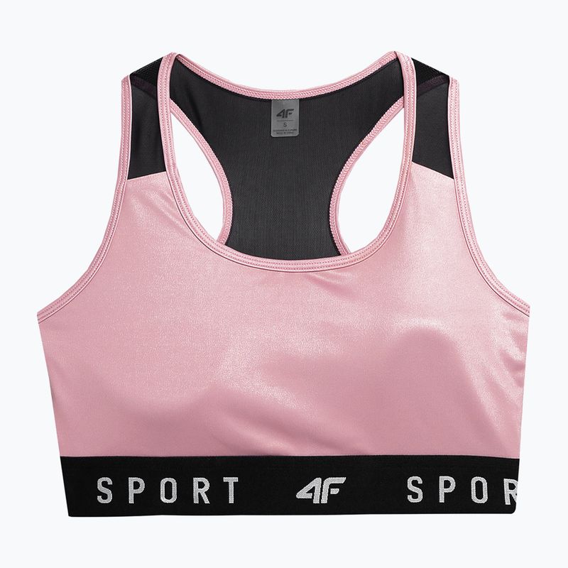 Бюстгальтер спортивний 4F F051 light pink 4